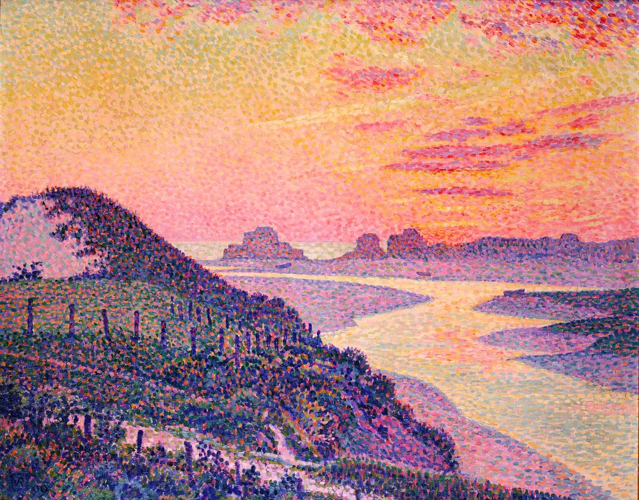 Tramonto ad Ambleteuse, Pas - de, Calais, 1899
